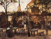 The Guingette at Montmartre Vincent Van Gogh